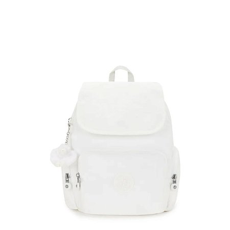 Mochila Kipling City Zip S Pure Alabaster