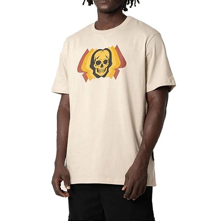 Camiseta MCD Caveira Metamorfose SM25 Areia Catedral