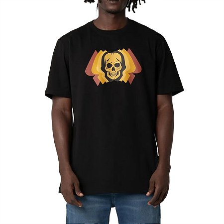 Camiseta MCD Caveira Metamorfose SM25 Masculina Preto