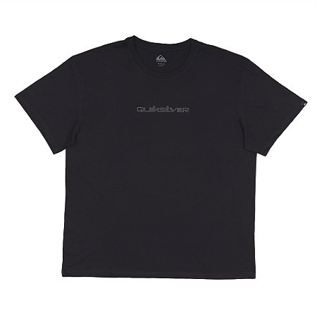 Camiseta Quiksilver Omni Font Plus Size SM25 Masculina Preto