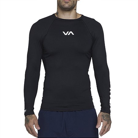 Camiseta RVCA Surf ML VA SM25 Masculina Preto