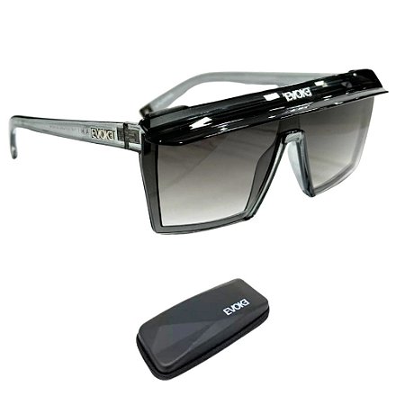 Óculos de Sol Evoke Futurah T01 Crystal Gray Silver Gray