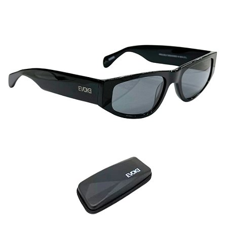 Óculos de Sol Evoke Lowrider A01 Black Shine Grafitte Black
