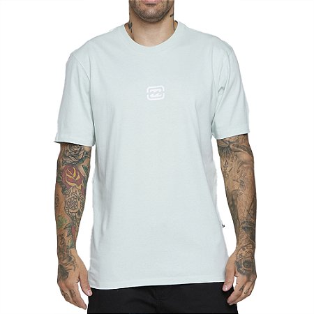Camiseta Billabong Bracket Wave Color SM25 Verde Claro