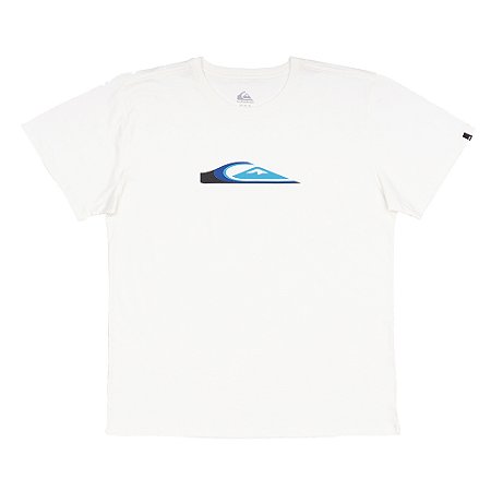 Camiseta Quiksilver Warp Drive Plus Size SM25 Snow White