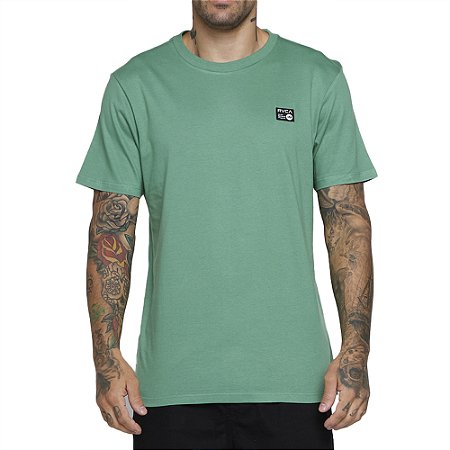 Camiseta RVCA Anp Label SM25 Masculina Verde