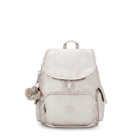 Mochila Kipling City Pack S Metallic Glow