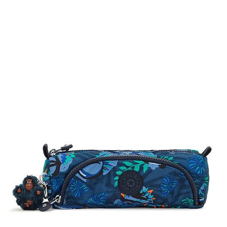 Estojo Kipling Cute Blue Monkey Fun