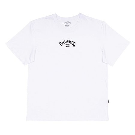 Camiseta Billabong Mid Arch Plus Size SM25 Masculina Branco