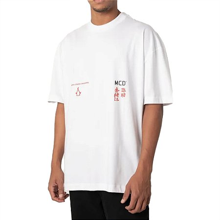Camiseta MCD Box Fit The Temple SM25 Masculina Branco