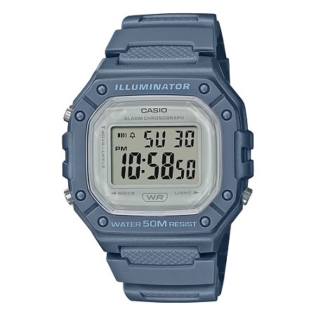Relógio Casio Standard W-218HC-2AVDF-SC Azul
