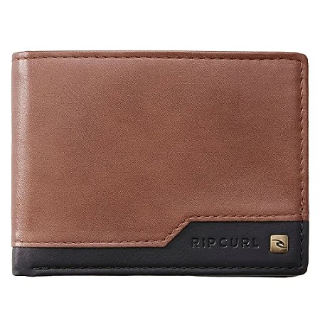Carteira Rip Curl Ridge PU All Day SM25 Tan/Black
