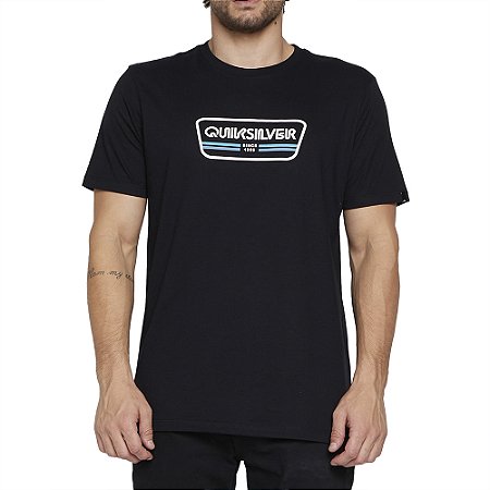 Camiseta Quiksilver Range Life Front SM25 Masculina Preto