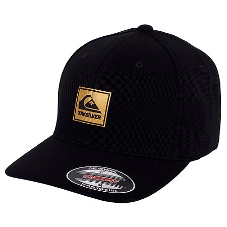 Boné Quiksilver Aba Curva Line Print SM25 Black