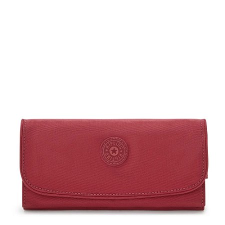 Carteira Kipling Money Land Funky Red