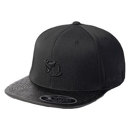 Boné Lost Aba Reta Strap Back Fitão Lost Since 91 93 Preto