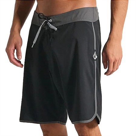 Bermuda Volcom Unusual 19" SM25 Masculina Preto