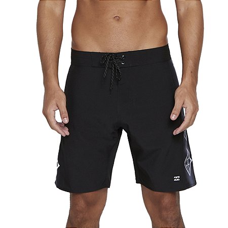Bermuda Billabong D'Bah Pro 19" SM25 Masculina Preto