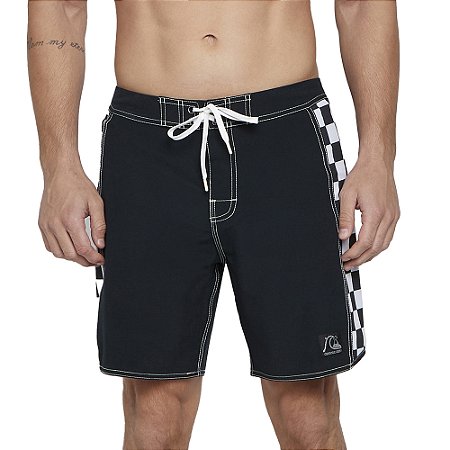Bermuda Quiksilver Original Arch 18" SM25 Masculina Preto