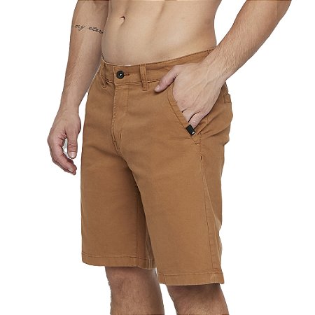 Bermuda Quiksilver Everyday Chino SM25 Masculina Mostarda