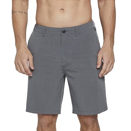 Bermuda Quiksilver Union Heather Amphibian 20" SM25 Preto