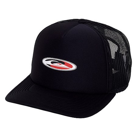 Boné Quiksilver Aba Curva Griff Trucker SM25 Preto