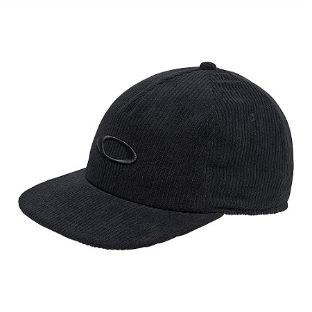 Boné Oakley Aba Curva Ellipse Corduroy WT25 Blackout