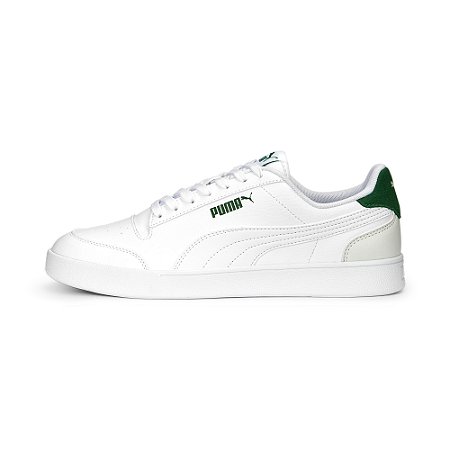 Tênis Puma Shuffle White/Vapor Gray/Archive Green