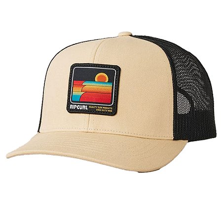 Boné Rip Curl Aba Curva Custom Curve Trucker WT25 Khaki