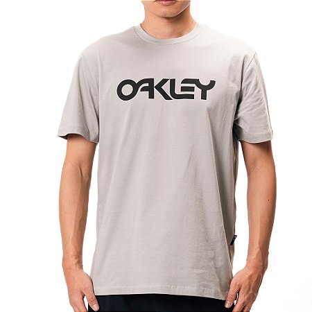 Camiseta Oakley Mark II SS WT25 Masculina Stone Grey