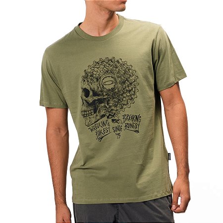 Camiseta Oakley Skull Wreck WT25 Masculina Fern