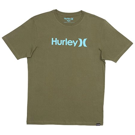 Camiseta Hurley O&O Solid WT25 Masculina Militar