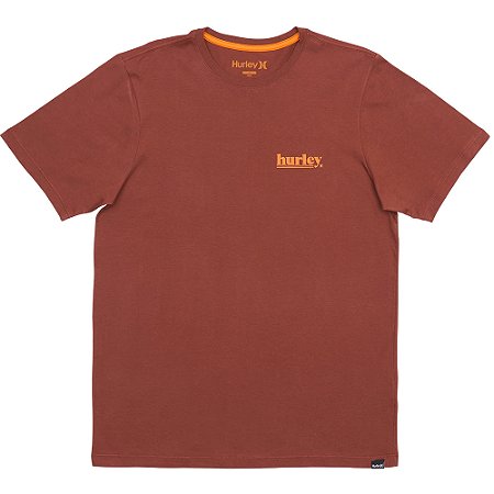 Camiseta Hurley Puff WT25 Masculina Marrom