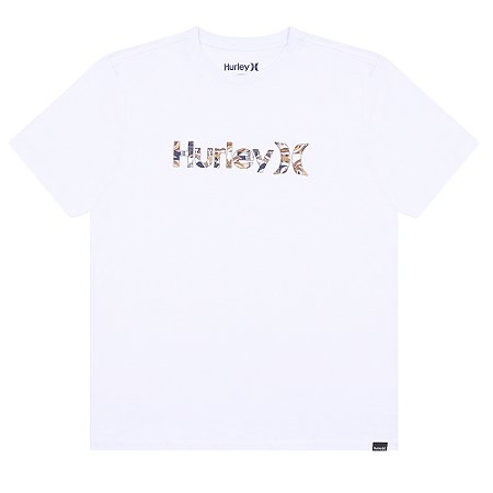 Camiseta Hurley O&O Surf Noise Over WT25 Masculina Branco