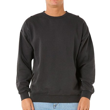 Moletom Careca Rip Curl Classic Surf Wash WT25 Washed Black