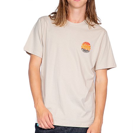 Camiseta Rip Curl Wettie Icon Gradient WT25 Vintage White