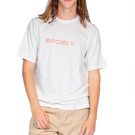 Camiseta Rip Curl New Icon Sphere WT25 Masculina Bone
