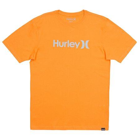 Camiseta Hurley O&O Solid WT25 Masculina Laranja