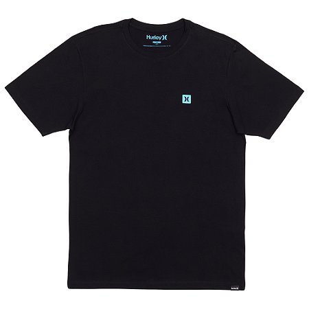 Camiseta Hurley Mini Icon Over WT25 Masculina Preto/Azul