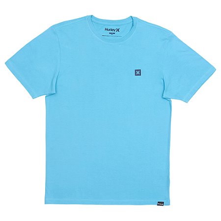 Camiseta Hurley Mini Icon Over WT25 Masculina Azul Claro