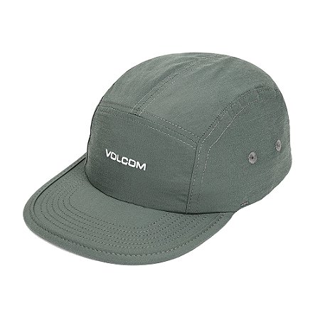 Boné Volcom Aba Reta 5 Panel WT25 Cinza