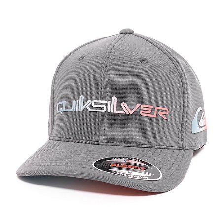 Boné Quiksilver Aba Curva Gradient Type New Wave Dark Grey