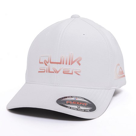 Boné Quiksilver Aba Curva Gradient Broken Type WT25 White