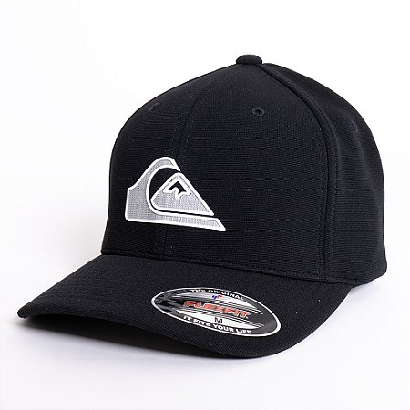 Boné Quiksilver Aba Curva Textured High Logo WT25 Black