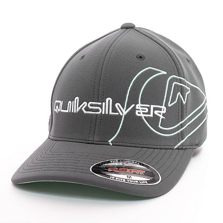 Boné Quiksilver Aba Curva Emb Side Omni WT25 Dark Grey