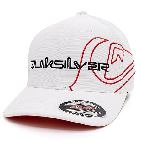 Boné Quiksilver Aba Curva Emb Side Omni WT25 White