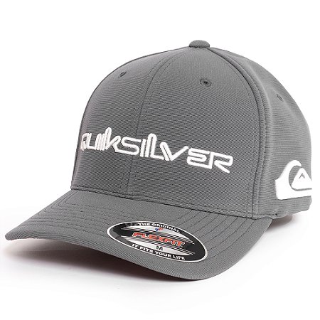 Boné Quiksilver Aba Curva Emb Type Heritage Regal Dark Grey