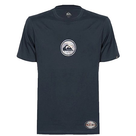 Camiseta Quiksilver Gradient Round Tropicamo WT25 Marinho