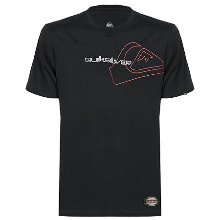 Camiseta Quiksilver Emb Side Omni WT25 Masculina Preto