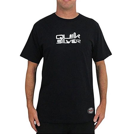 Camiseta Quiksilver Omni Chrone Line WT25 Masculina Preto